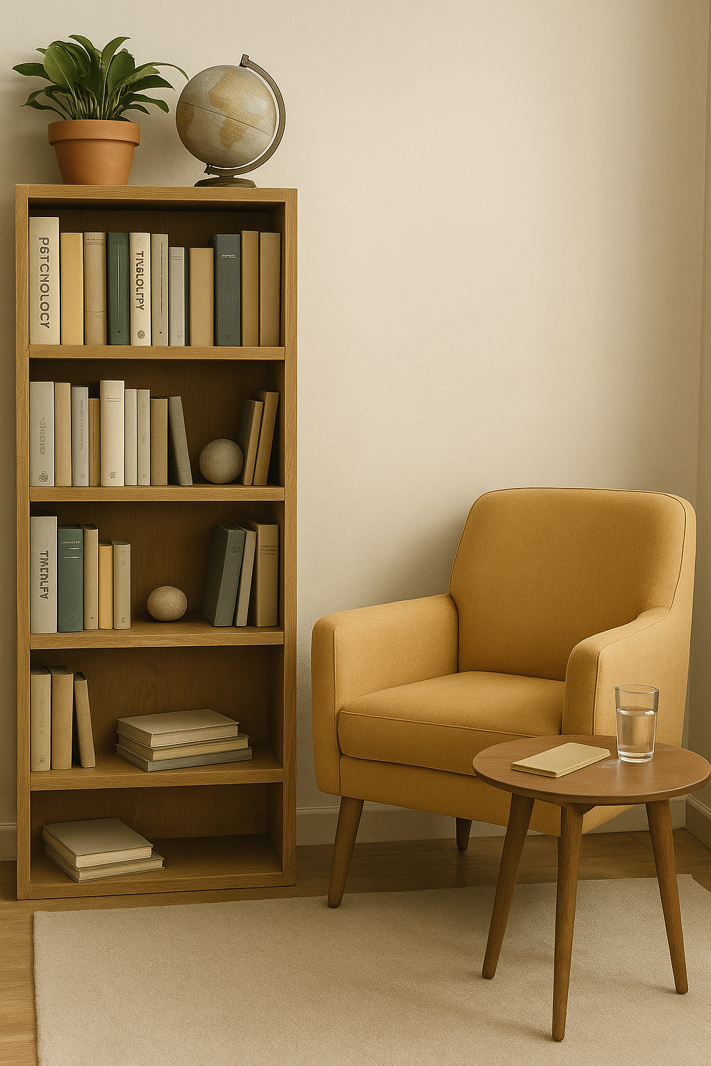 Ilustración de espacio terapéutico